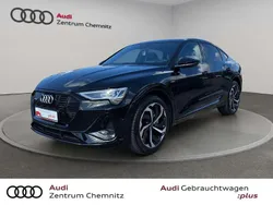 Mythosschwarz metallic Gebraucht 2023 Audi e-tron Sportback S-Line SUV | 54.990 €