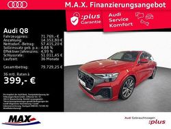 Chilirot metallic Gebraucht 2024 Audi Q8 S-Line SUV | 71.769 € (Superpreis)