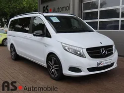Bergkristallweiß metallic Gebraucht 2019 Mercedes V250 AMG Van / Kleinbus | 48.790 € (Fairer Preis)