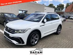 Pure white Gebraucht 2022 VW Tiguan R-line SUV | 26.700 € (Guter Preis)