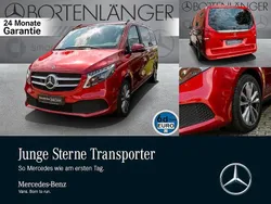 Rot Gebraucht 2023 Mercedes V220 Edition Van / Kleinbus | 54.998 € (Teuer)