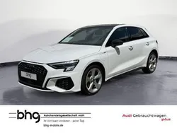 Weiß Gebraucht 2022 Audi A3 Sportback e-tron S-Line Limousine | 27.920 € (Fairer Preis)
