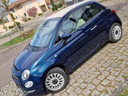 Blau Gebraucht 2016 Fiat 500C Lounge Cabrio | 10.790 € (Fairer Preis)