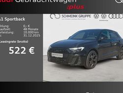 Mythosschwarz metallic Gebraucht 2025 Audi A1 Sportback S-Line Kleinwagen | 39.280 €