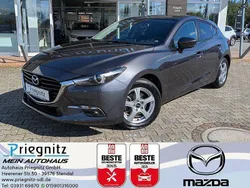 Grau Gebraucht 2017 Mazda 3 Exclusive-Line Limousine | 14.890 € (Fairer Preis)