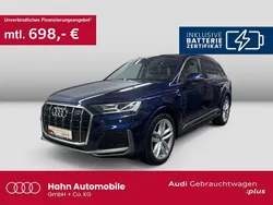 Blau Gebraucht 2022 Audi Q7 S-Line SUV | 59.930 € (Etwas zu teuer)