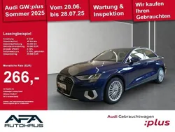 Blau Gebraucht 2024 Audi A3 Advanced Plus Limousine | 29.665 € (Guter Preis)