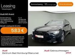 Mythosschwarz metallic Gebraucht 2024 Audi A6 S-Line Kombi | 59.790 €