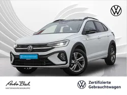 Weiß (pure white schwarz) Gebraucht 2024 VW Taigo R-line SUV | 31.470 € (Teuer)