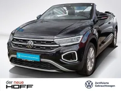 Deep black perleffekt schwarz Gebraucht 2024 VW T-Roc Cabriolet Style Cabrio | 26.375 € (Superpreis)