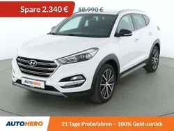 Weiß Gebraucht 2018 Hyundai Tucson Passion Plus SUV | 16.180 € (Guter Preis)