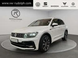 Oryxweiß perlmutteffekt Gebraucht 2020 VW Tiguan Highline SUV | 32.940 € (Etwas zu teuer)