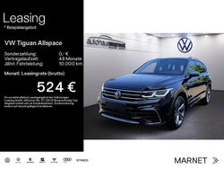 Schwarz Gebraucht 2024 VW Tiguan Allspace R-line SUV | 42.980 € (Teuer)