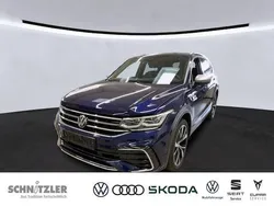 Blau Gebraucht 2022 VW Tiguan Allspace R-line SUV | 42.950 € (Etwas zu teuer)