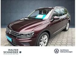 Crimson red metallic Gebraucht 2019 VW Tiguan Highline SUV | 26.950 € (Fairer Preis)