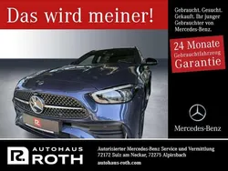 Lack sodalithblau Gebraucht 2024 Mercedes C180 AMG Kombi | 40.900 € (Teuer)