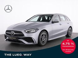 Silber Gebraucht 2021 Mercedes C200 AMG Limousine | 33.435 € (Fairer Preis)