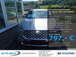Silber (typhoon silver / met)) (silber Gebraucht 2023 Hyundai Santa Fe SUV | 36.990 €