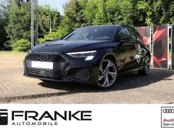 Schwarz Gebraucht 2024 Audi A3 Sportback S-Line Limousine | 35.900 € (Fairer Preis)