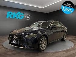 Blau Gebraucht 2021 Mercedes E300 AMG Limousine | 37.890 € (Etwas zu teuer)