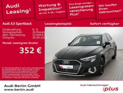 Schwarz Gebraucht 2024 Audi A3 Sportback Advanced Plus Limousine | 32.500 € (Guter Preis)