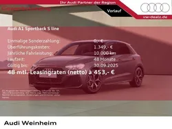 Grau Neu 2025 Audi A1 Sportback S-Line Kleinwagen | 38.951 € (Teuer)