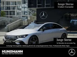 Hightechsilber metallic metallic Gebraucht 2024 Mercedes EQE AMG 43 AMG Limousine | 68.848 € (Etwas zu teuer)