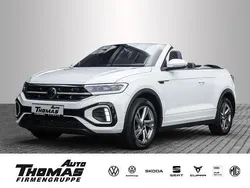 Pure white Gebraucht 2022 VW T-Roc Cabriolet R-line Cabrio | 23.799 € (Guter Preis)