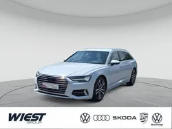Gletscherweiß metallic Gebraucht 2022 Audi A6 Ambiente Kombi | 33.450 € (Fairer Preis)