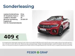 Kings red metallic / schwarz Neu 2025 VW T-Roc Cabriolet R-line Cabrio | 47.180 € (Etwas zu teuer)