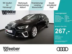 Mythosschwarz metallic Gebraucht 2024 Audi A4 S-Line Kombi | 35.480 € (Fairer Preis)