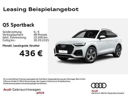 Weiß Gebraucht 2024 Audi Q5 Sportback S-Line SUV | 51.665 € (Etwas zu teuer)