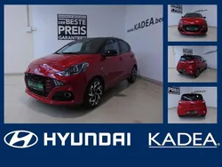 Dragon red/ phantom black / mic (metallic) Gebraucht 2021 Hyundai i10 N Line Kleinwagen | 14.250 € (Guter Preis)