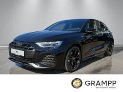 Schwarz Gebraucht 2025 Audi A3 Sportback S-Line Limousine | 41.950 € (Fairer Preis)