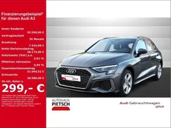 Grau Gebraucht 2023 Audi A3 Sportback e-tron S-Line Limousine | 35.590 € (Teuer)
