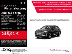 Mythosschwarz metallic Gebraucht 2022 Audi Q4 e-tron Sport SUV | 27.360 € (Fairer Preis)