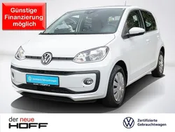 Weiß Gebraucht 2022 VW up! move up! Kleinwagen | 13.275 € (Fairer Preis)