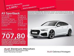 Weiß Gebraucht 2022 Audi A5 Sportback S-Line Kleinwagen | 40.489 € (Teuer)