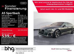 Grau Gebraucht 2022 Audi A5 Sportback S-Line Kleinwagen | 47.830 €