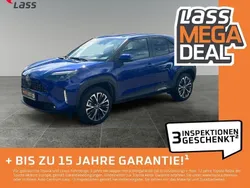 Blau Gebraucht 2022 Toyota Yaris Hybrid Elegant Limousine | 24.980 € (Etwas zu teuer)