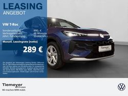 Blau Neu 2025 VW T-Roc Life SUV | 39.250 € (Fairer Preis)