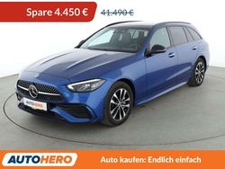 Blau Gebraucht 2023 Mercedes C300e AMG line Kombi | 37.040 € (Guter Preis)