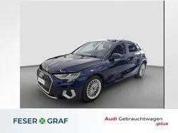Navarrablau metallic Gebraucht 2024 Audi A3 Sportback Ambiente Limousine | 27.750 € (Guter Preis)