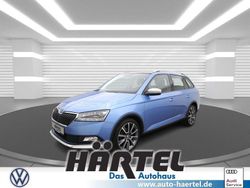 Denimblau (blue), metallic Gebraucht 2019 Skoda Fabia ScoutLine Kleinwagen | 13.900 € (Fairer Preis)