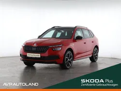 Velvet rot metallic Gebraucht 2022 Skoda Kamiq Monte Carlo SUV | 22.911 € (Fairer Preis)