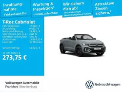 Petroleum blue metallic schwar Gebraucht 2024 VW T-Roc Cabriolet R-line Cabrio | 37.980 € (Teuer)