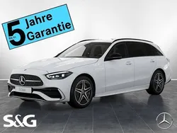 Unilack polarweiß Gebraucht 2025 Mercedes C200 AMG Kombi | 49.789 €