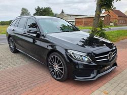 Schwarz Gebraucht 2015 Mercedes C220 AMG line Kombi | 14.400 € (Teuer)