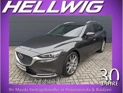 Machine grey metallic Gebraucht 2023 Mazda 6 Takumi-Line Kombi | 30.880 € (Fairer Preis)