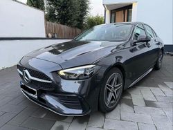 Schwarz Gebraucht 2021 Mercedes C200 AMG line Limousine | 26.950 €
